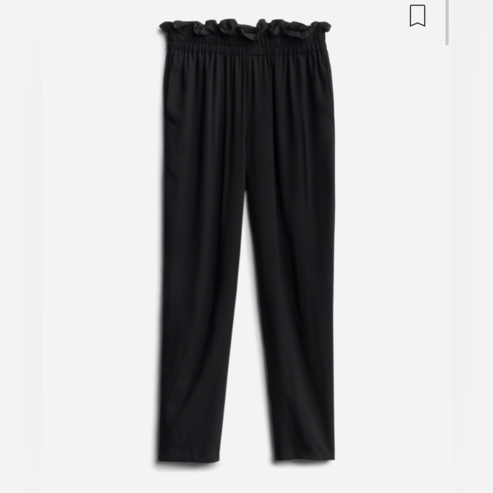 Paper bag waist pants